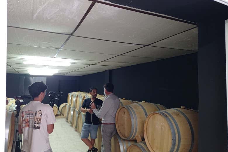 Visiting the Bigardo winery