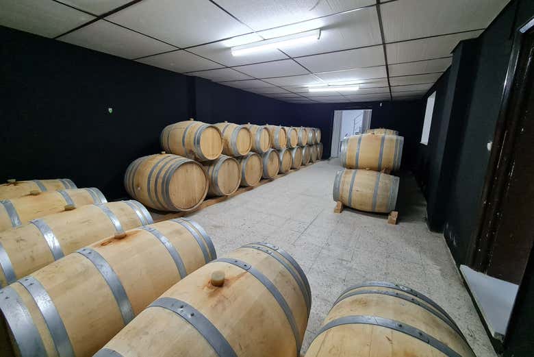Wine aging room