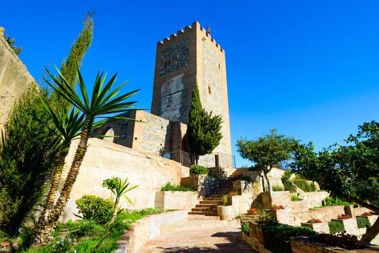 Admirando la alcazaba de de Vélez-Málaga
