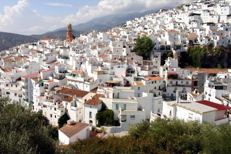 Panorámica de Cómpeta
