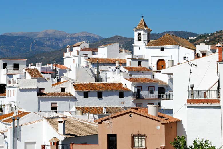 Sayalonga, pueblo malagueño de la Axarquía