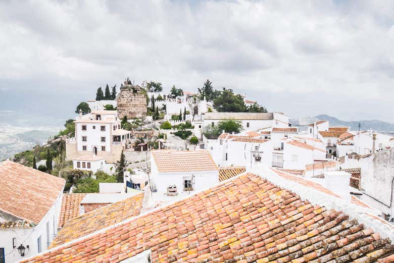 Comares desde los tejados