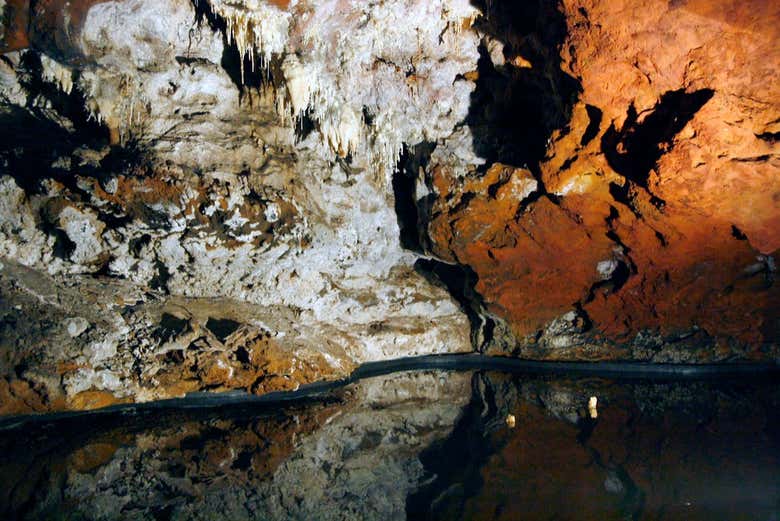 Natural formations in El Soplao