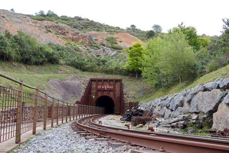 Access tunnel to the El Soplao Cave