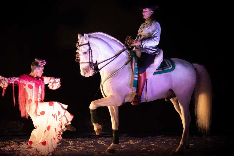 Horse show at El Ranchito in Torremolinos