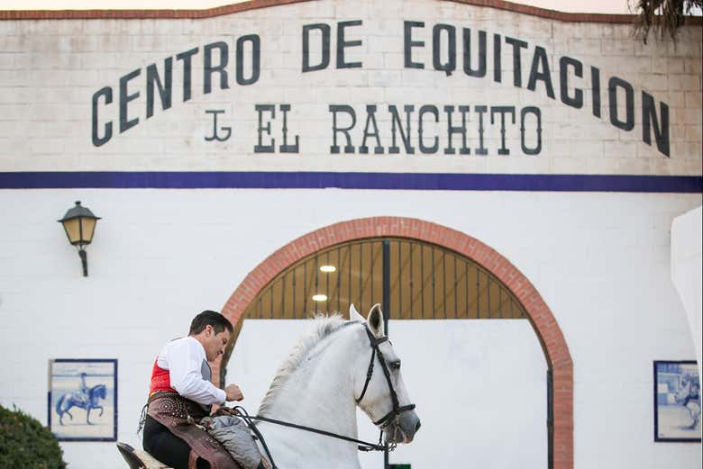 Entrance to the equestrian centre