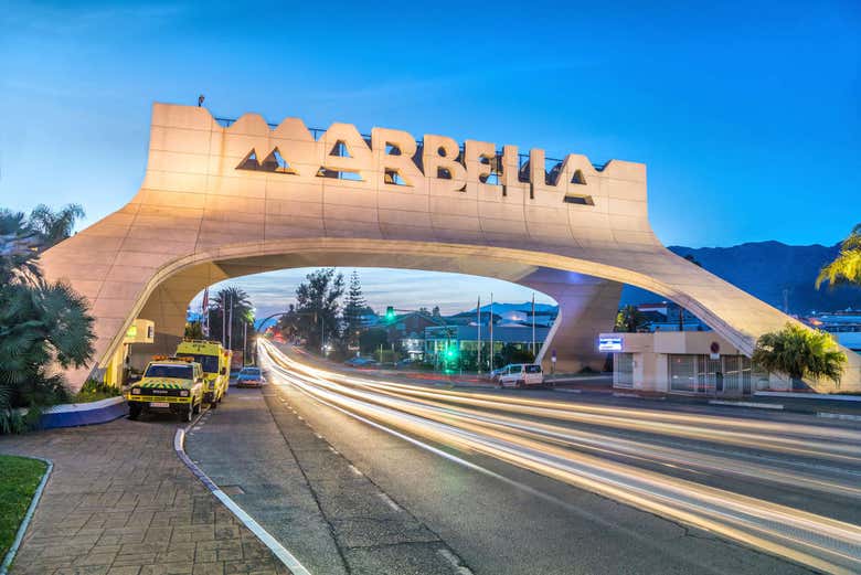 Arriving in Marbella