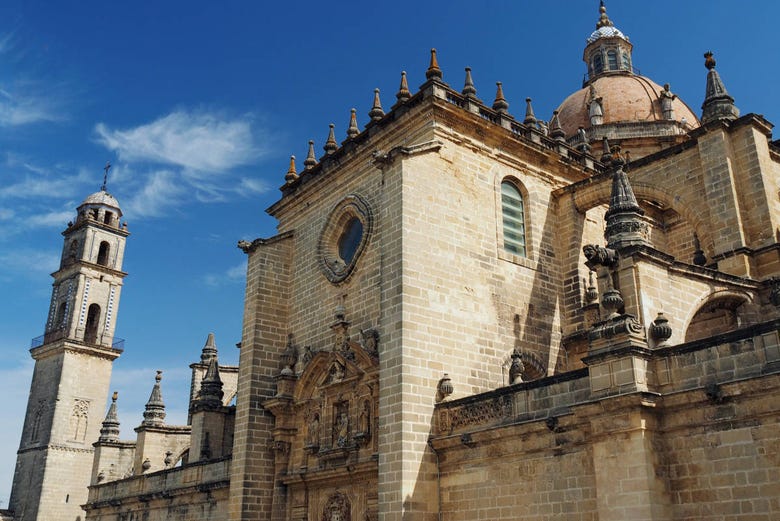 Fachada de la catedral de Jerez