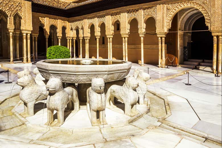 Admire the carvings in the Patio de los Leones
