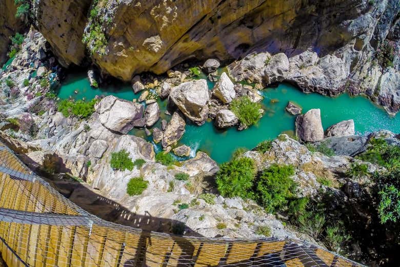 Vue sur la rivière Guadalhorce