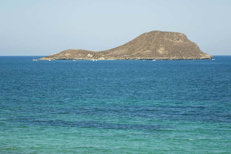 Ilha Grosa, situada em frente ao Mar Menor