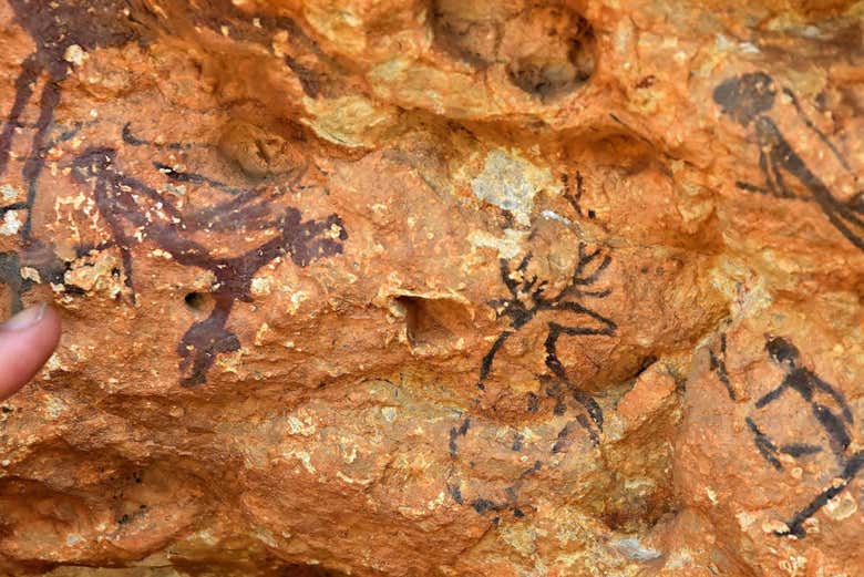 Pinturas rupestres dos Abrics de l'Ermita