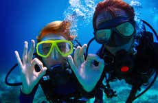 Buceo en la playa de la Mar Menuda