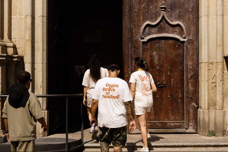 Entrada da antiga igreja de San Vicente