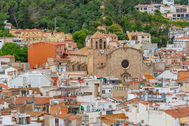 Vistas panorâmicas de Tossa de Mar