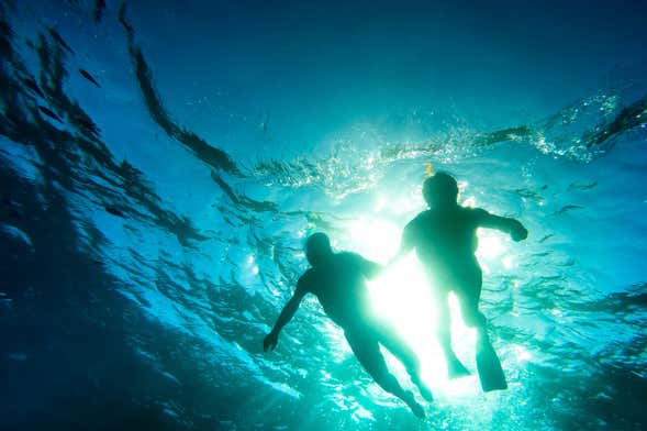 Snorkel en la playa de la Mar Menuda