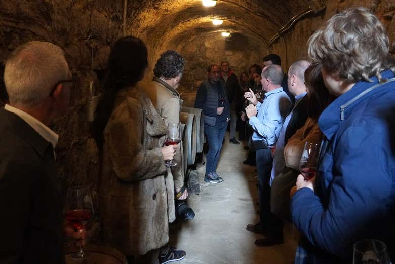 Visite de l'une des caves souterraines de Tovar