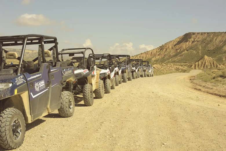 ¡Todo listo para la ruta en buggy!