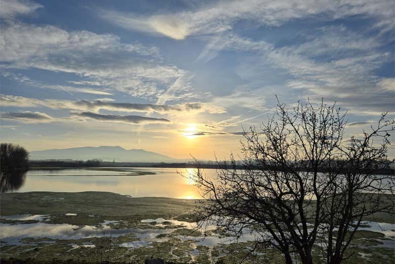 Postal de la laguna de Lor