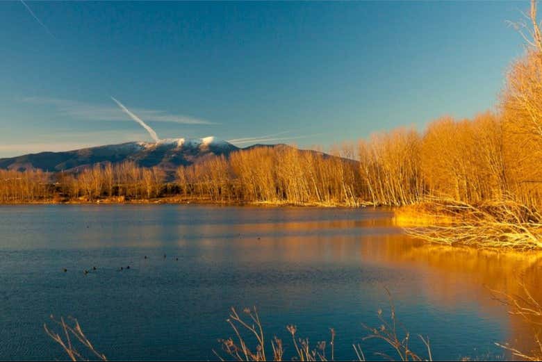 A nuestro paso por la laguna de Lor