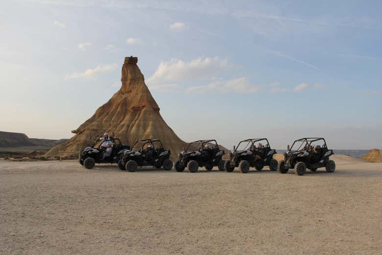 Momento foto en las Bardenas Reales  