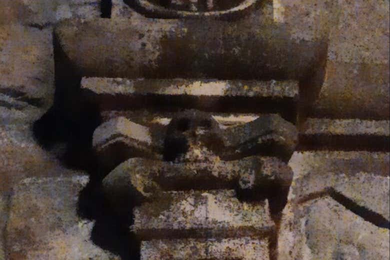 Un dettaglio dei monumenti di Tui