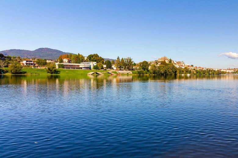 Rivière Minho à côté de Tui