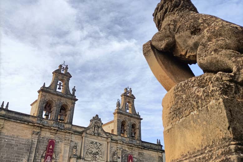 La escultura del León de Santa María