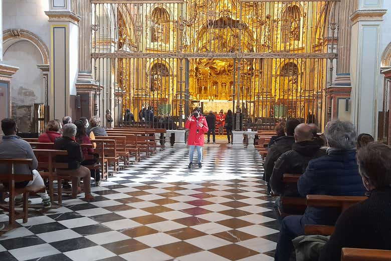Intérieur de la chapelle du Salvador