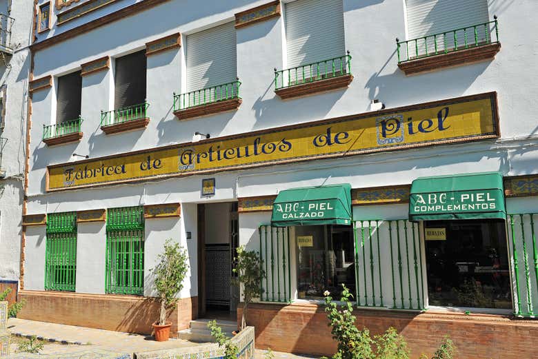 Leather factories in Ubrique