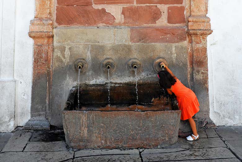 One of the fountains in Ubrique