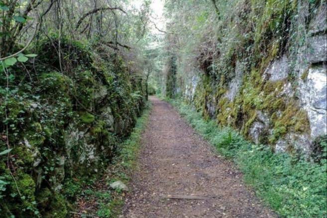 Caminho para o povoado de la Gándara