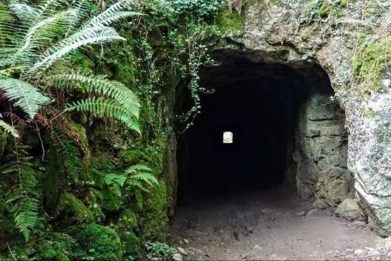 Segundo túnel da Via Verde de la Gándara