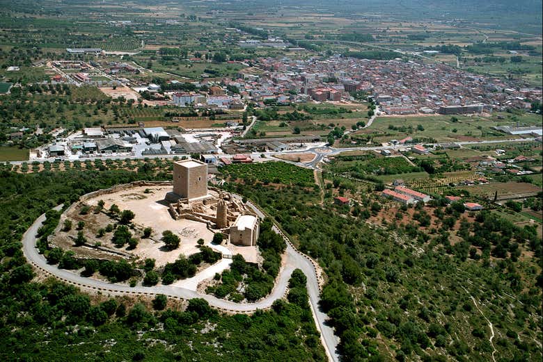 Il panorama della collina e del castello