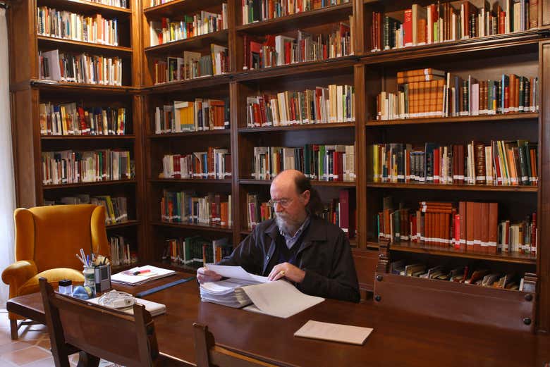 See a large collection of books