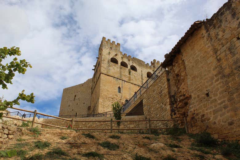 Llegando al castillo de Valderrobres