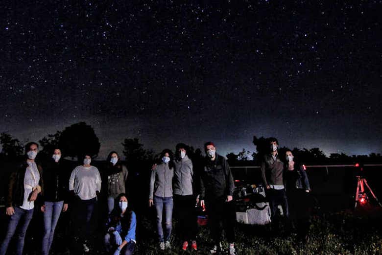 Observación de estrellas en Valdesalor