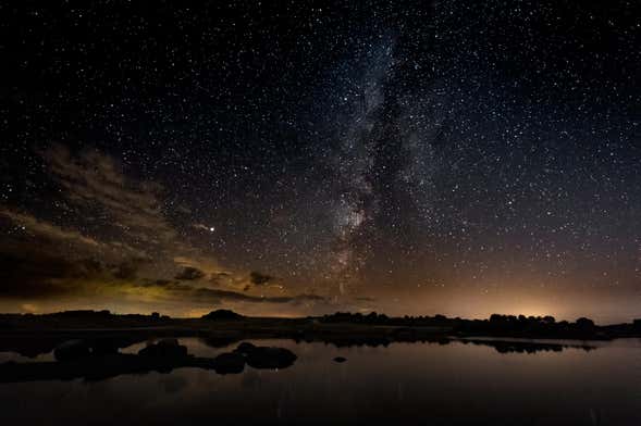 Observação de estrelas em Valdesalor
