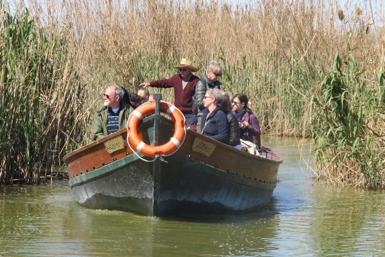 Ascoltando le spiegazioni della guida