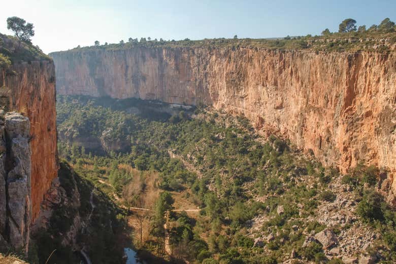 Cañón en el Paraje Natural de los Calderones