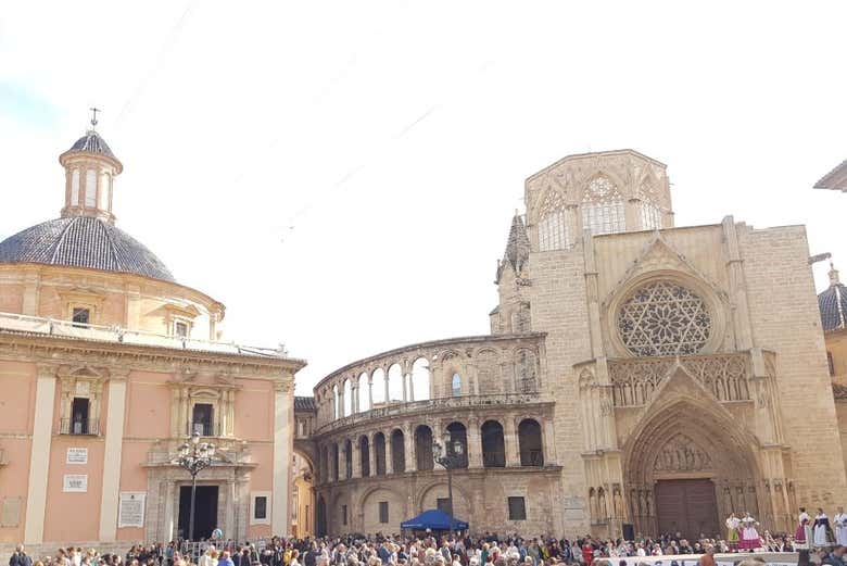 Visitando el centro de Valencia