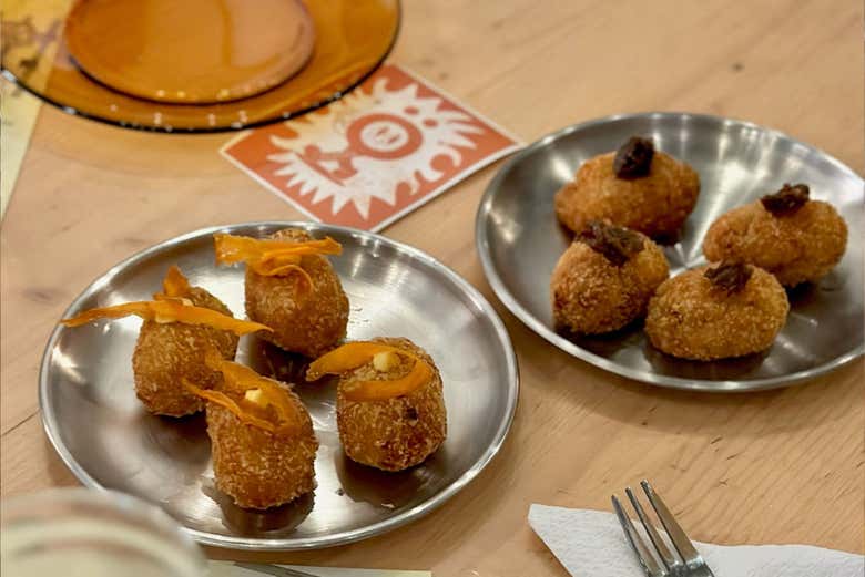 Acompañaremos la cata con diferentes tapas