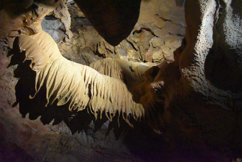 Détail des grottes