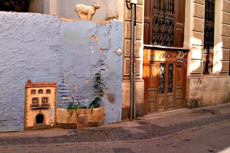 Un dettaglio di una viuzza di El Carmen