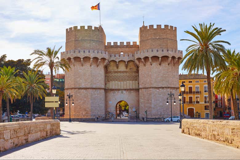Las míticas Torres de Serranos, todo un símbolo de Valencia