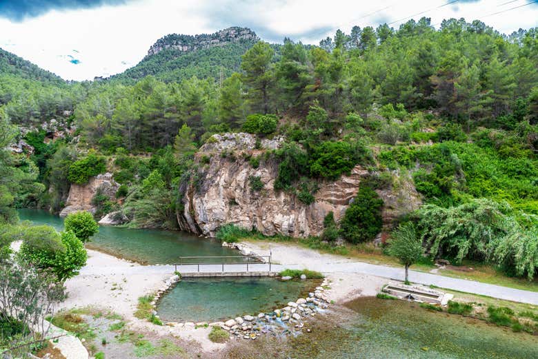 Podréis daros un refrescante baño en las piscinas naturales