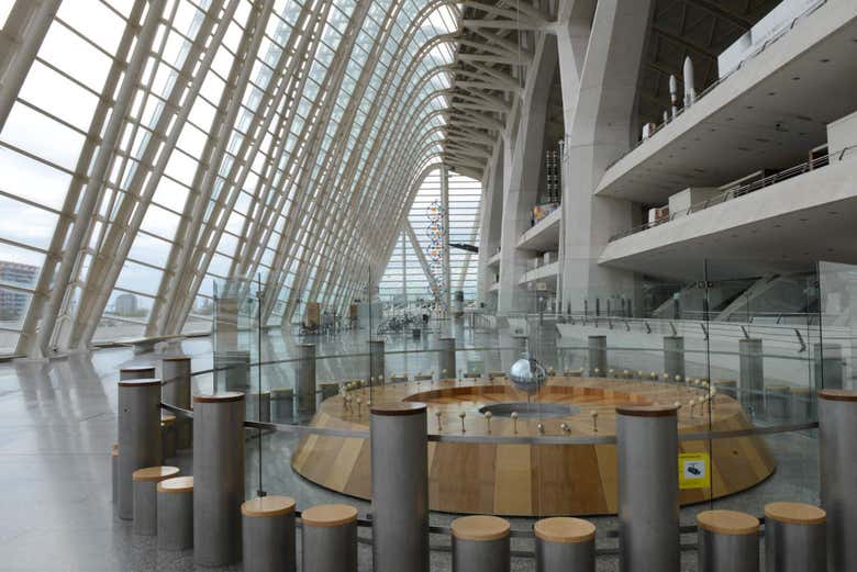 Pabellón interior del museo