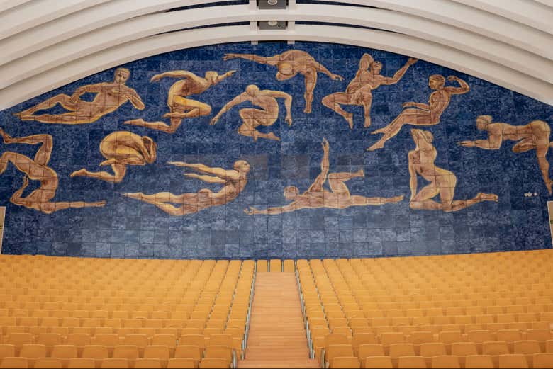 Mosaicos no Palacio de las Artes Reina Sofía