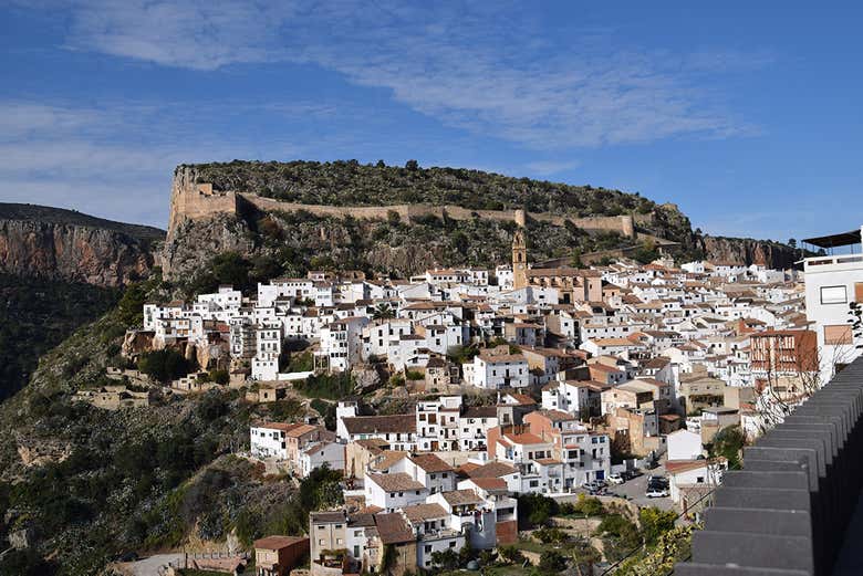 Vistas de la localidad de Chulilla, en Valencia