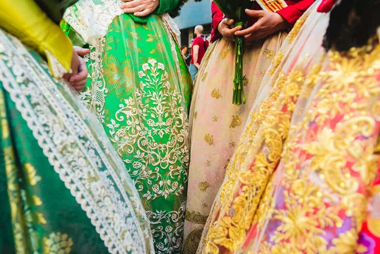 Costumes traditionnels des Fallas de Valence